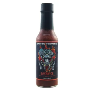 Angry Goat's Sacrifice Fire-Roasted Habanero Sauce